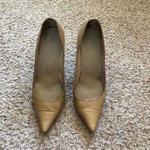Jimmy choo nude pumps